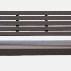 WPC Outdoor Garden Bench - Lightweight High Load-Bearing - Arlau