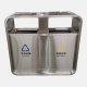 Stainless Steel Waste Bin - 304 Grade Large Capacity Yalau