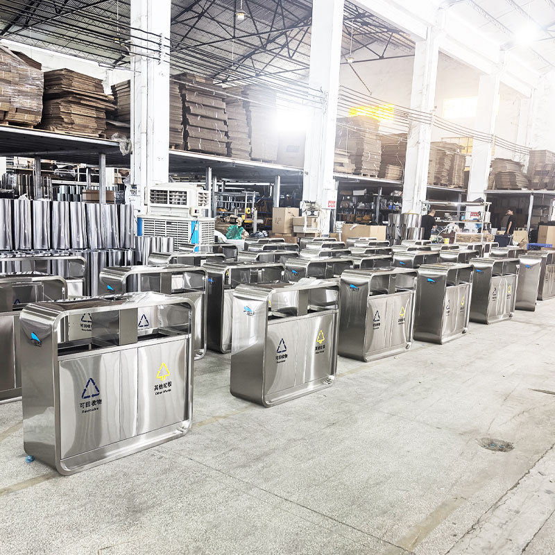 Stainless Steel Waste Bin - 304 Grade Large Capacity Yalau