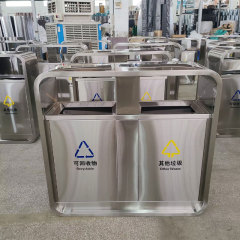 Stainless Steel Waste Bin - 304 Grade Large Capacity Yalau