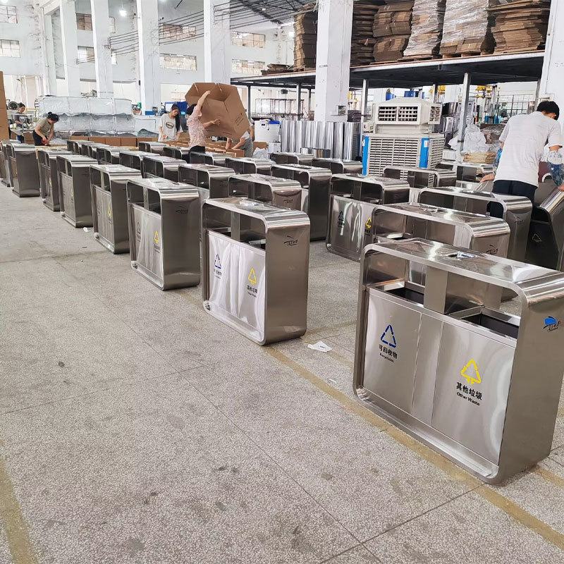 Stainless Steel Waste Bin - 304 Grade Large Capacity Yalau