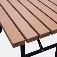 commercial-recycled-plastic-table-and-benches-6-foot-dining-set