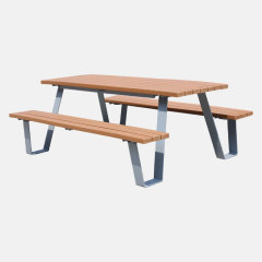 6ft Picnic Table - Wood Plastic and Stainless Steel Outdoor