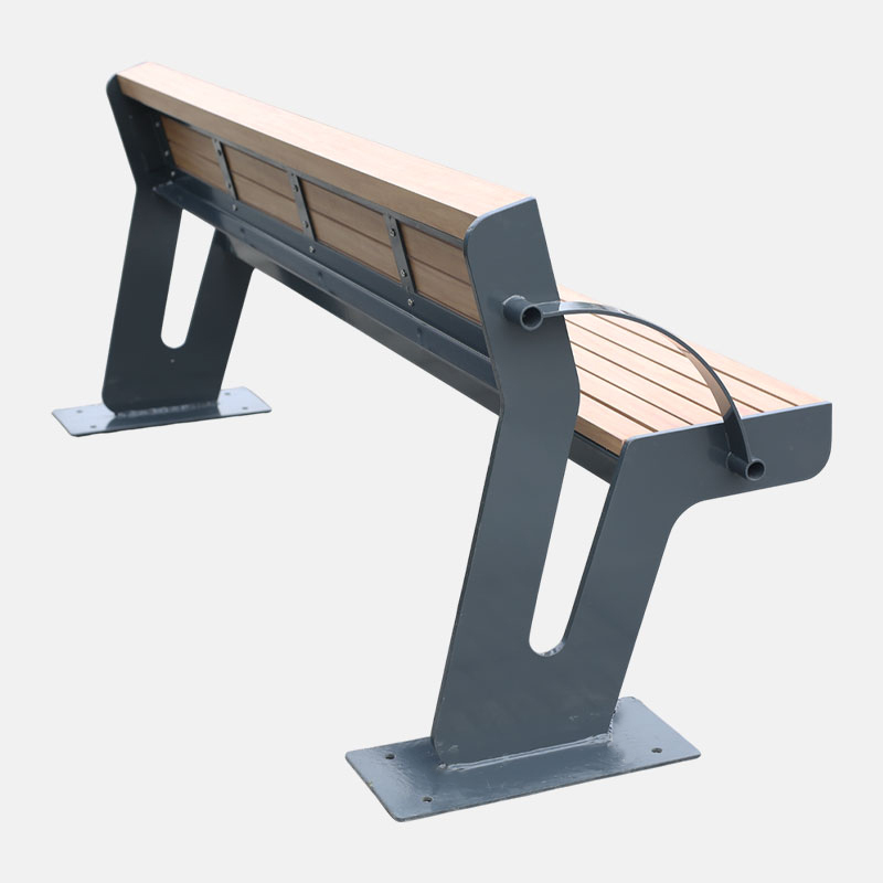 Outdoor Garden Bench Durable Hardwood Plastic Wood Arlau
