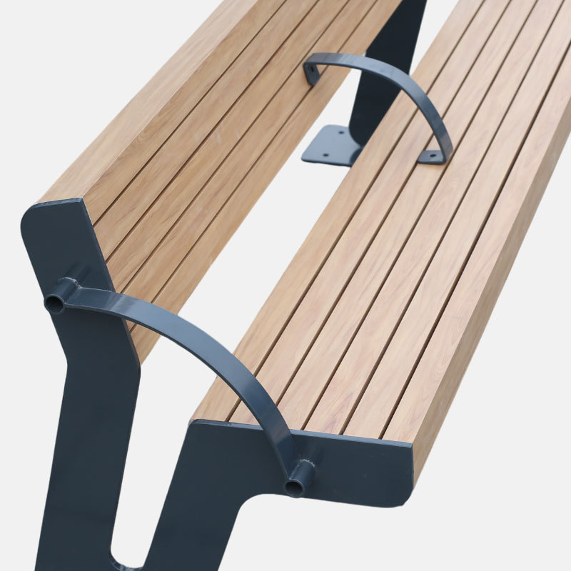 Outdoor Garden Bench Durable Hardwood Plastic Wood Arlau