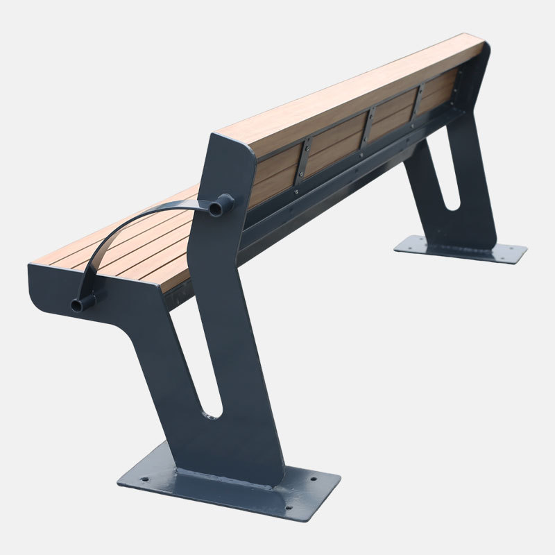 Outdoor Garden Bench Durable Hardwood Plastic Wood Arlau