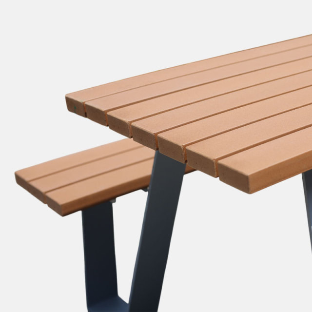 6ft Picnic Table - Wood Plastic and Stainless Steel Outdoor