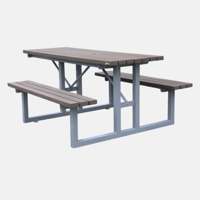 yalau ADA Compliant Picnic Table - 6ft and 8ft Outdoor Seating