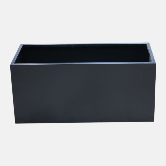 Dual-Purpose Steel Planter Box with Privacy Screen for Modern Spaces