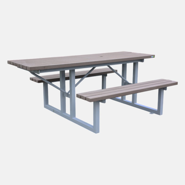 yalau ADA Compliant Picnic Table - 6ft and 8ft Outdoor Seating