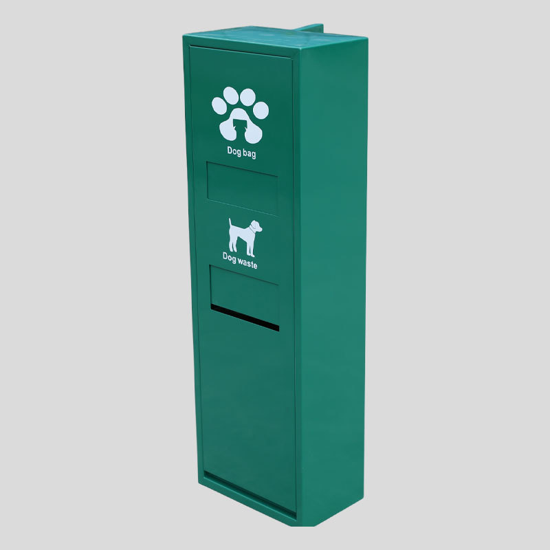 Outdoor Dog Waste Station - Pet Poop Bin with Removable Bucket