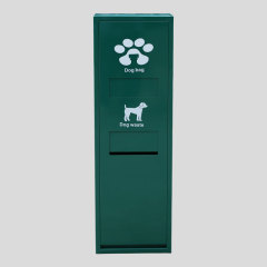Outdoor Dog Waste Station - Pet Poop Bin with Removable Bucket