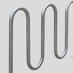 Marine Grade 316 Stainless Steel Bike Rack - 7 Bike Capacity