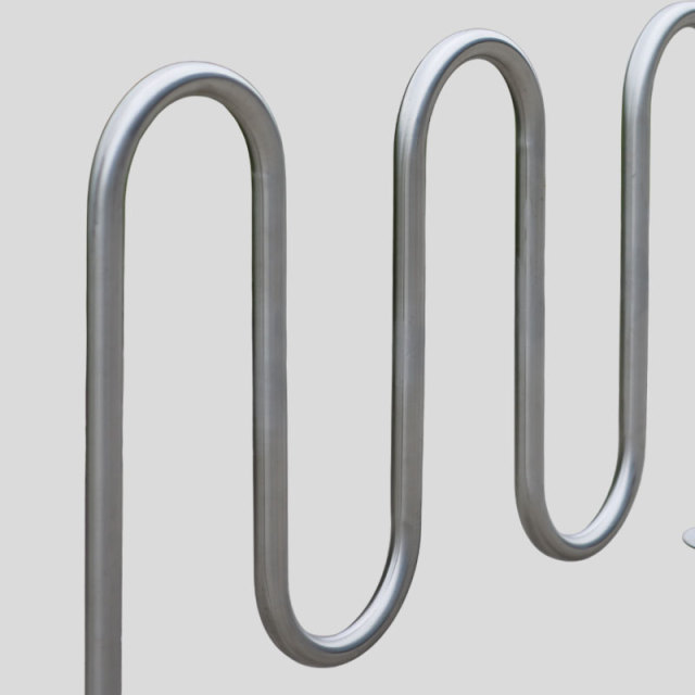 Marine Grade 316 Stainless Steel Bike Rack - 7 Bike Capacity