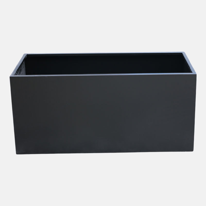 Dual-Purpose Steel Planter Box with Privacy Screen for Modern Spaces