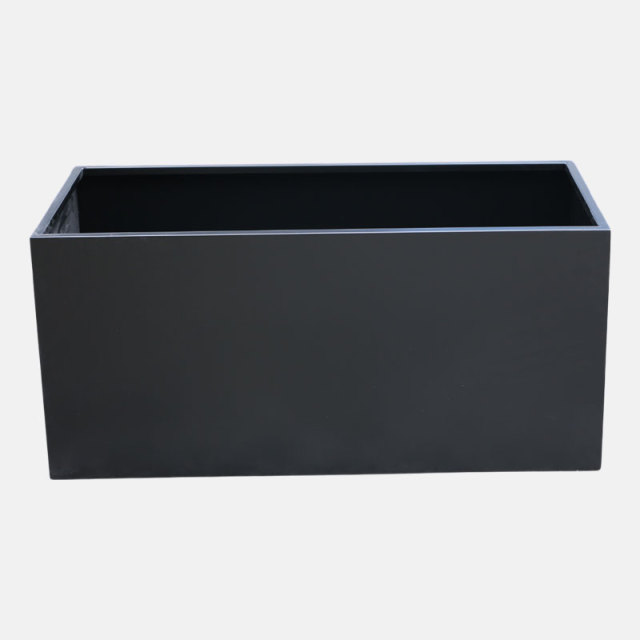 Dual-Purpose Steel Planter Box with Privacy Screen for Modern Spaces