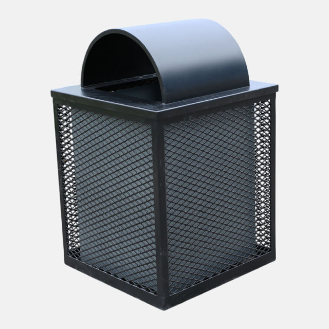 Waterproof Garden Waste Bin with Arched Lid