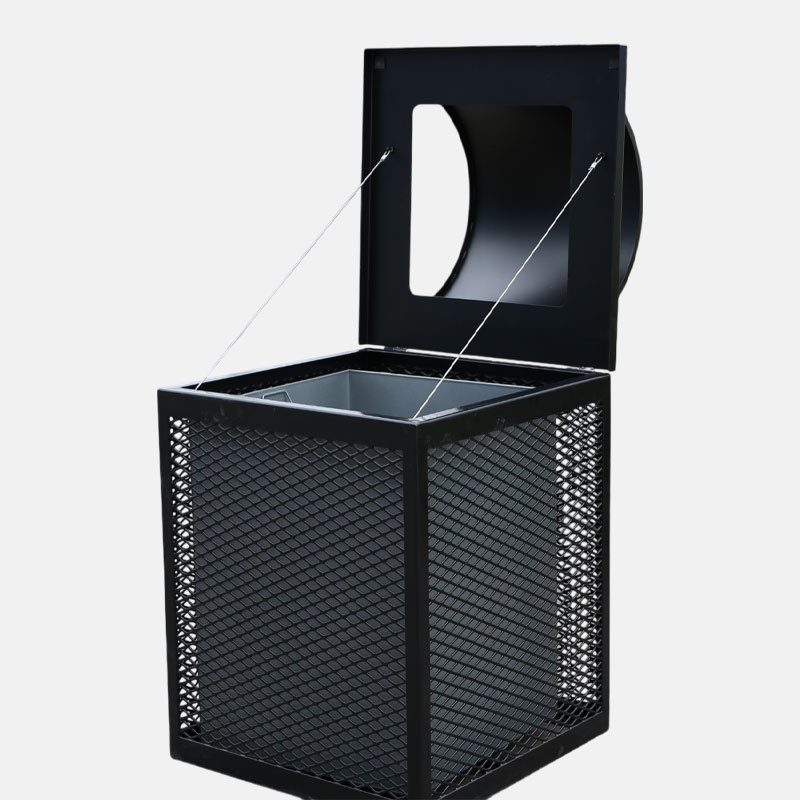Waterproof Garden Waste Bin with Arched Lid