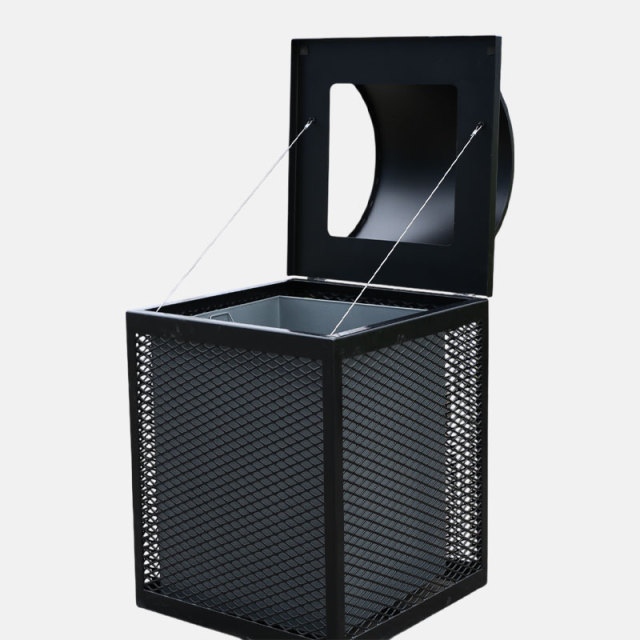 Waterproof Garden Waste Bin with Arched Lid