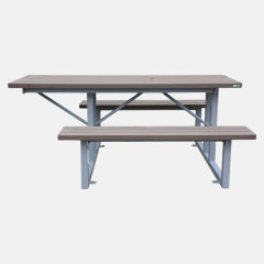 yalau ADA Compliant Picnic Table - 6ft and 8ft Outdoor Seating
