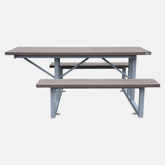 yalau ADA Compliant Picnic Table - 6ft and 8ft Outdoor Seating