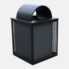 Waterproof Garden Waste Bin with Arched Lid