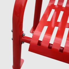 yalau Thermoplastic Coated Steel Park Bench 4-8ft