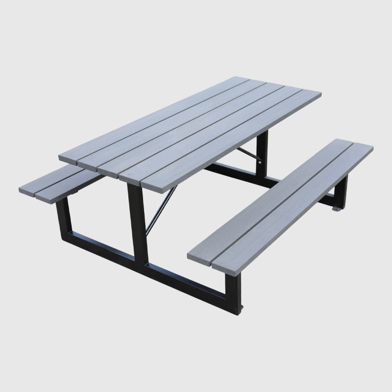 HDPE Outdoor Table  Benches - All-Weather Commercial Picnic Table