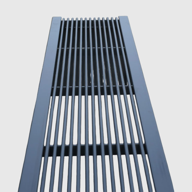 Outdoor Backless Bench – Steel Patio Park Bench