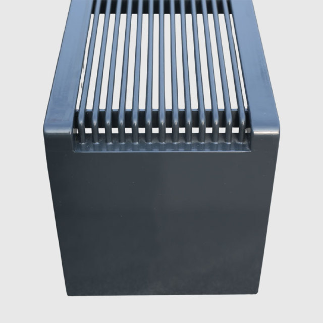 Outdoor Backless Bench – Steel Patio Park Bench