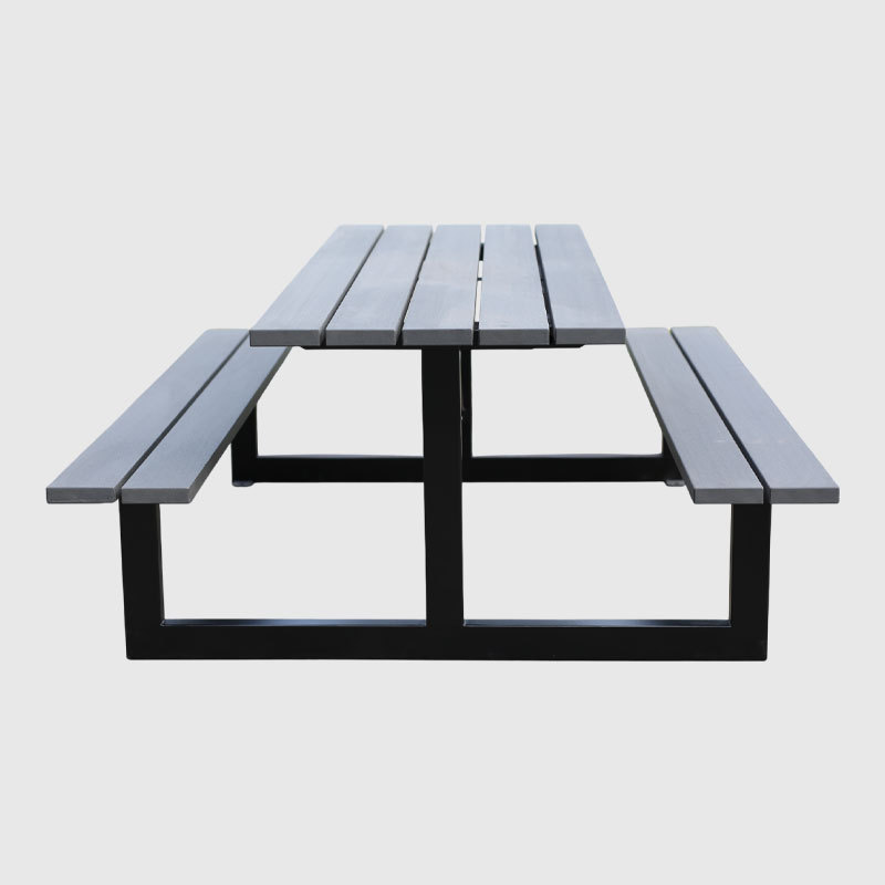 HDPE Outdoor Table  Benches - All-Weather Commercial Picnic Table
