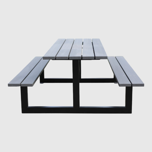 HDPE Outdoor Table  Benches - All-Weather Commercial Picnic Table