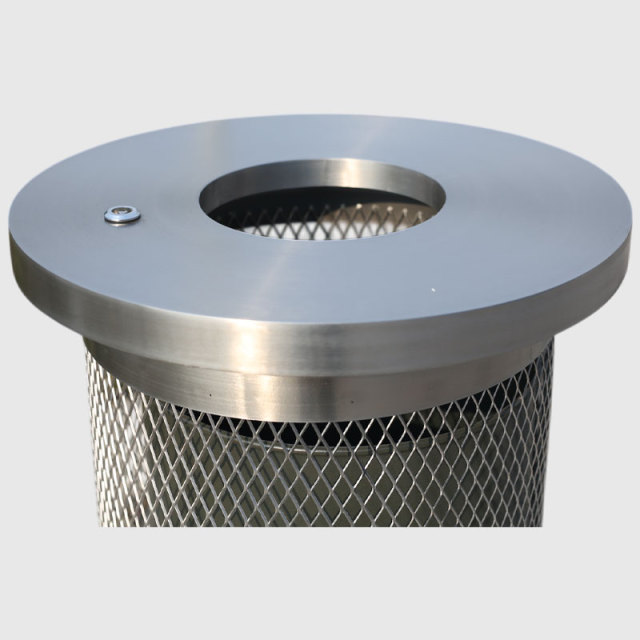 Lockable 304 Stainless Steel Security Trash Can - yalau