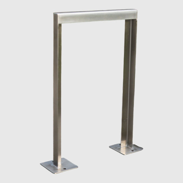 Double-Sided Steel Bicycle Rack - Galvanized or Stainless Steel