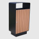 Outdoor Trash Can - Hygienic Side-Opening Bin