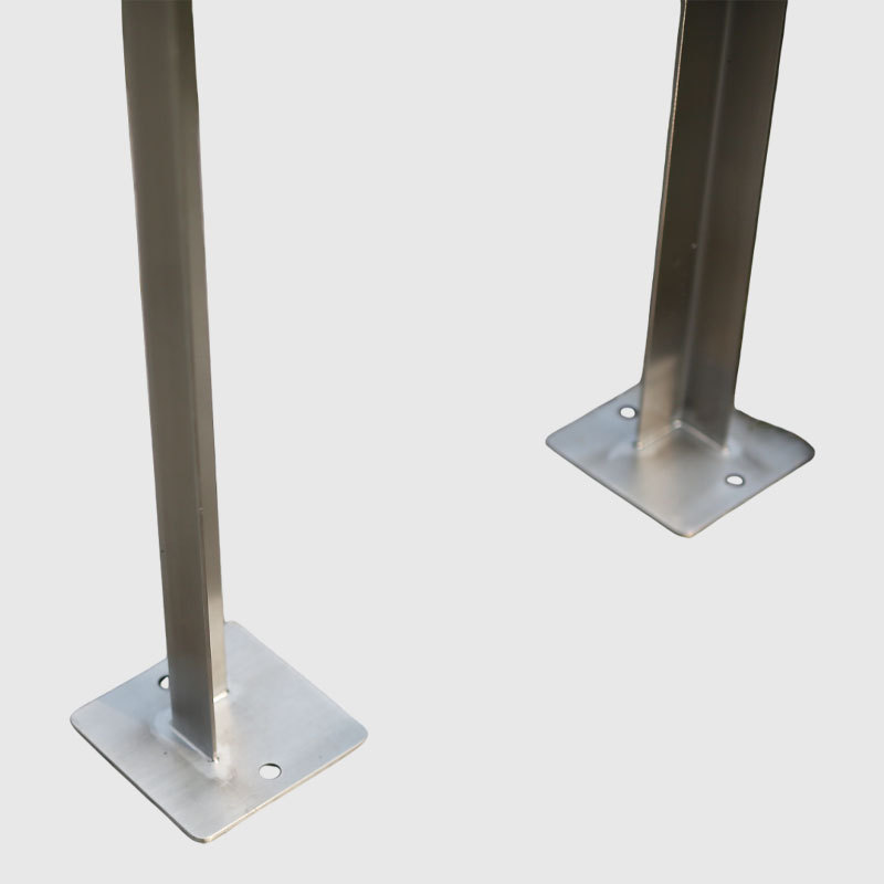 Double-Sided Steel Bicycle Rack - Galvanized or Stainless Steel