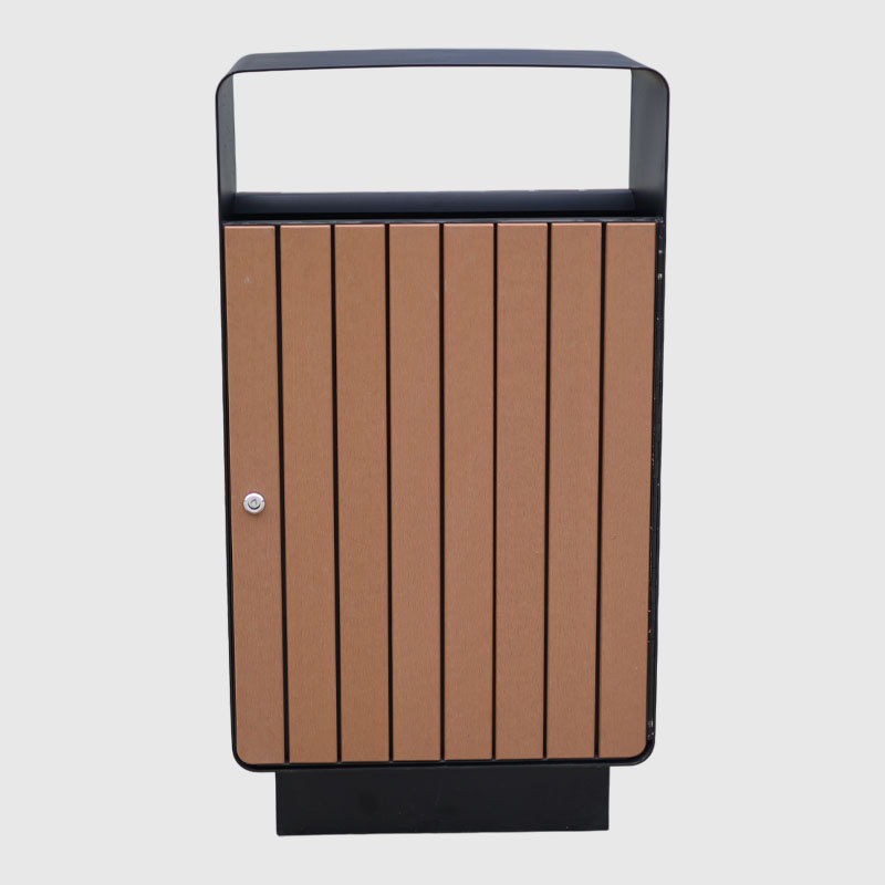 Outdoor Trash Can - Hygienic Side-Opening Bin