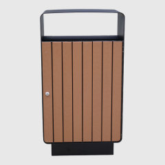 Outdoor Trash Can - Hygienic Side-Opening Bin