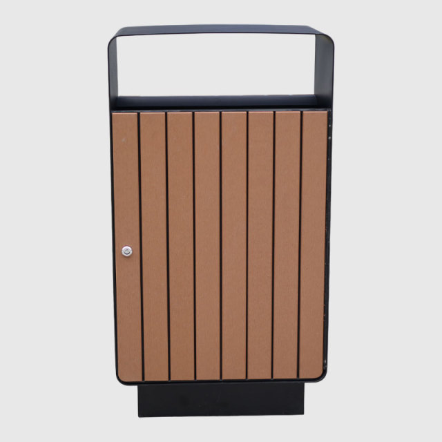 Outdoor Trash Can - Hygienic Side-Opening Bin