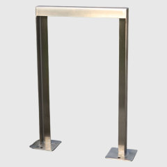 Double-Sided Steel Bicycle Rack - Galvanized or Stainless Steel