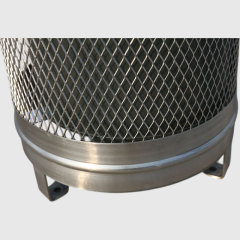 Lockable 304 Stainless Steel Security Trash Can - yalau