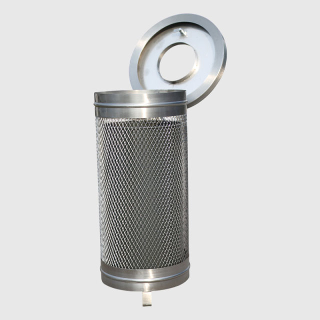 Lockable 304 Stainless Steel Security Trash Can - yalau