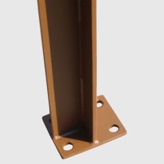 Heavy-Duty Galvanized Steel U-Shape Bike Stand - yalau