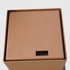 Wood Effect Road Barrier - Aluminum Pre Embedded Base - yalau