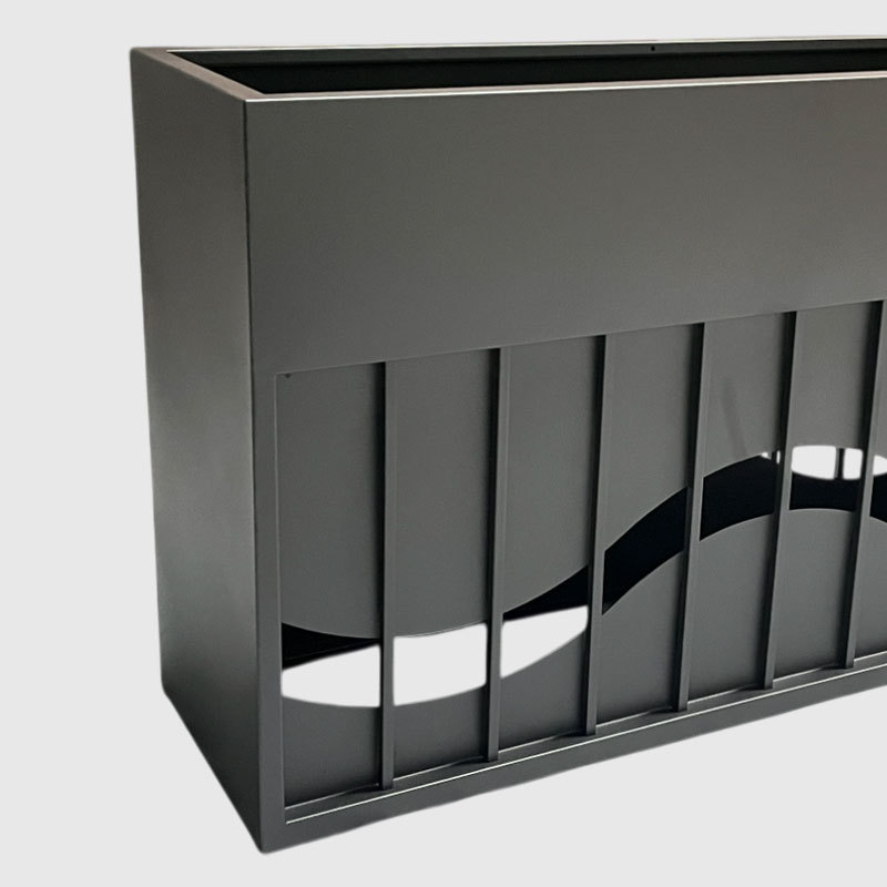 Commercial Metal Planter Box - Outdoor Privacy Screen Divider