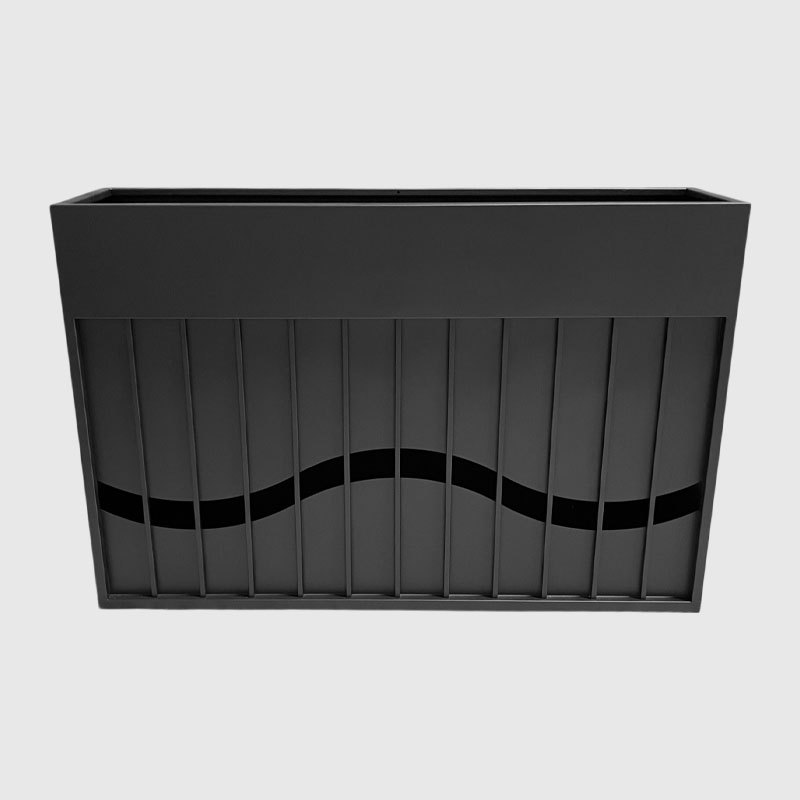 Commercial Metal Planter Box - Outdoor Privacy Screen Divider