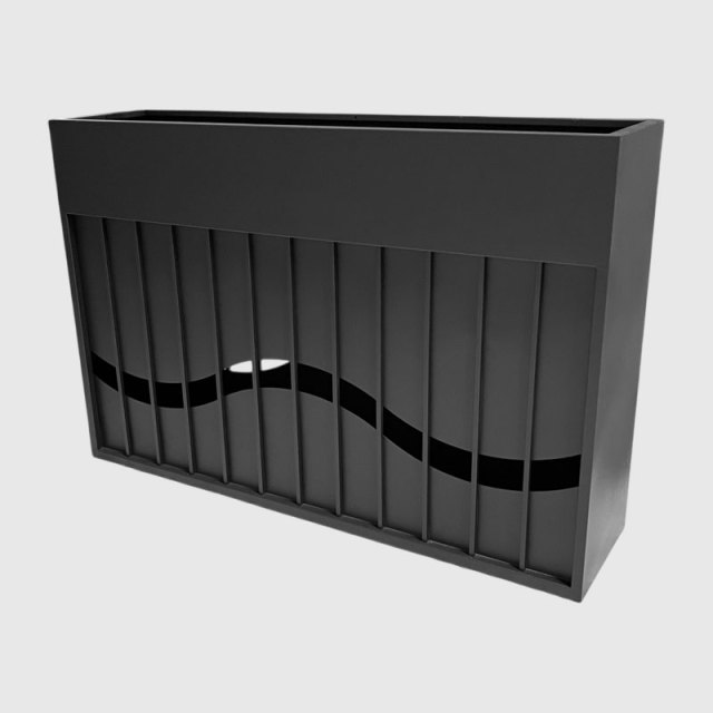 Commercial Metal Planter Box - Outdoor Privacy Screen Divider