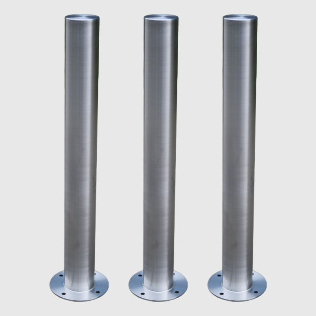 Stainless Steel Bollard - Fixed Parking Security and Safety Post