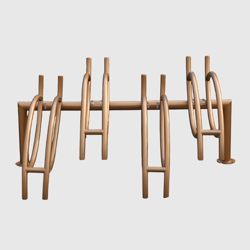Gold Plated Bike Rack - Premium  Stainless Steel for Outdoor Parking