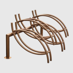 Gold Plated Bike Rack - Premium  Stainless Steel for Outdoor Parking